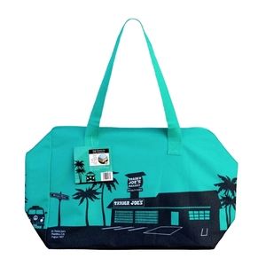 Trader Joe's Teal Insulated tote bag NWT